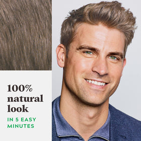 Just for Men Shampoo-In Color Light Brown H-25 application process