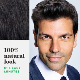Just for Men Shampoo-In Color Real Black H-55 application process