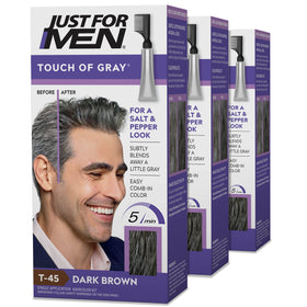 Just for Men Touch of Gray Dark Brown T-45 packaging front view