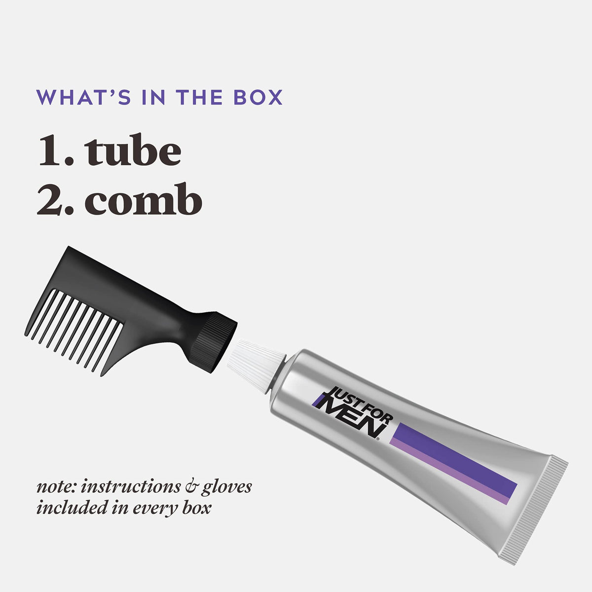 Just for Men Touch of Gray Medium Brown T-35 comb-in applicator