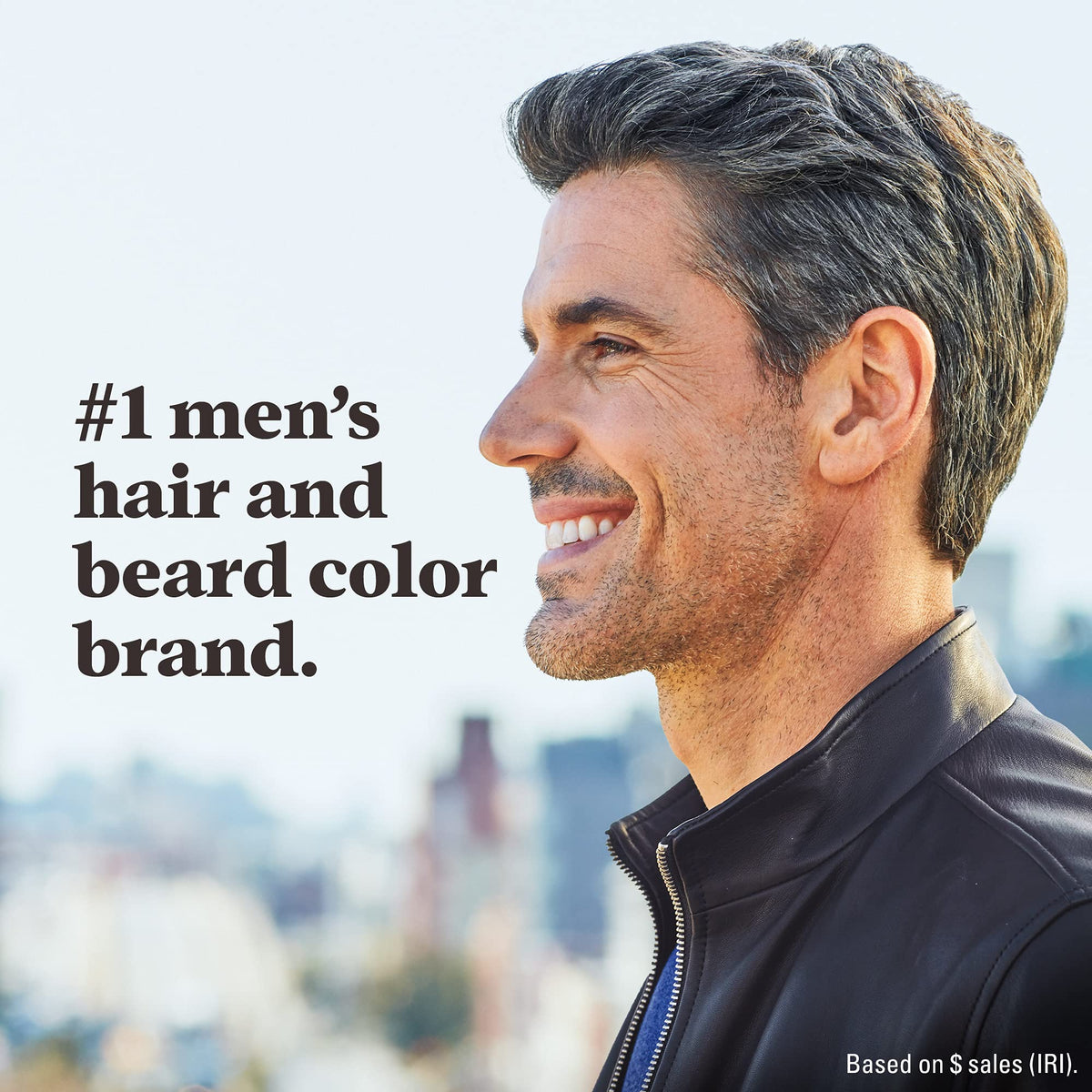 Just for Men Touch of Gray Medium Brown T-35 side view