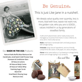 Just Like Jane Natural Nails Gentle Buffing Paste 20ml metal jar packaging