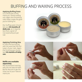 Just Like Jane Natural Nails Gentle Buffing Paste in a lifestyle setting