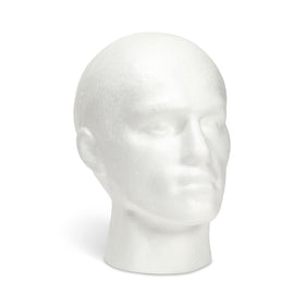 Juvale Foam Head for displaying wigs and hats, front view