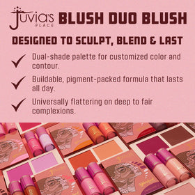 Juvia's Place Duo Blush Vol. 2 side view showing texture