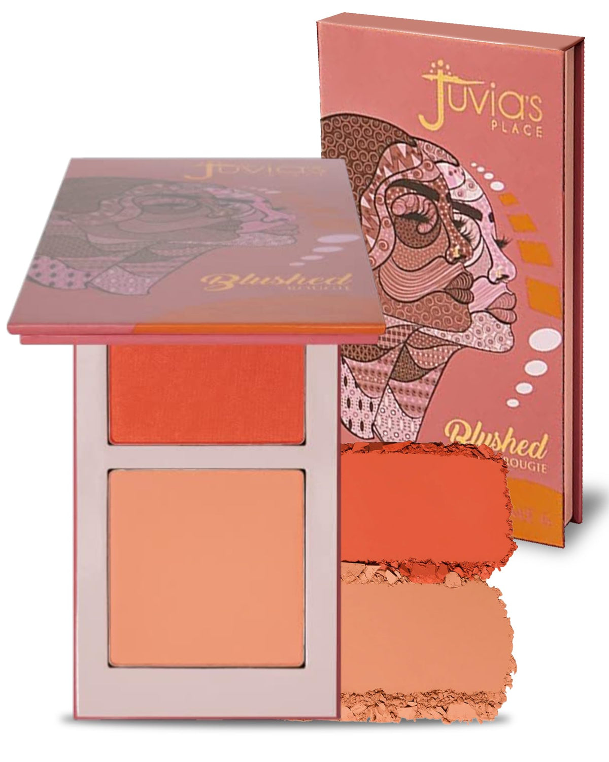 Juvia's Place Duo Blush Vol 6 front view showing two shades
