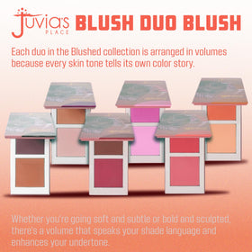 Juvia's Place Duo Blush Vol 6 open view with blush shades