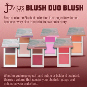 Juvia's Place Duo Blush Volume 1 back view showcasing packaging