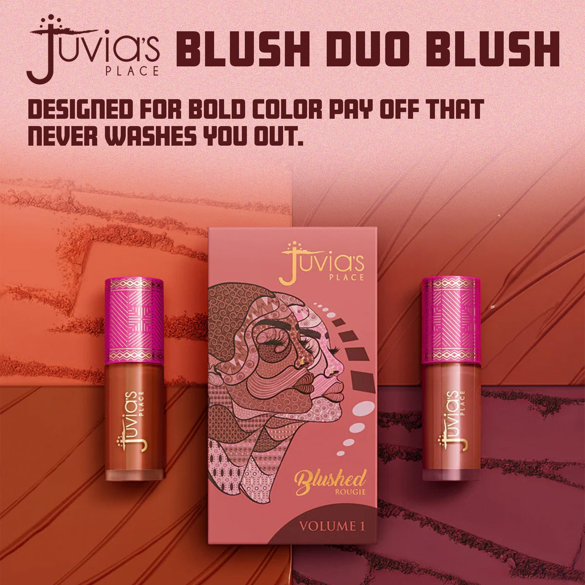 Juvia's Place Duo Blush Volume 1 packaging details
