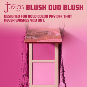Juvia's Place Duo Blush Volume 4 in a beauty routine