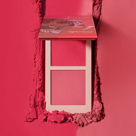Juvia's Place Duo Blush Volume 5 on vanity table