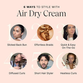 JVN No Heat Complete Air Dry Cream with natural ingredients