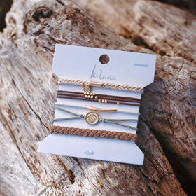 K'lani Climb Hair Tie Bracelets in packaging