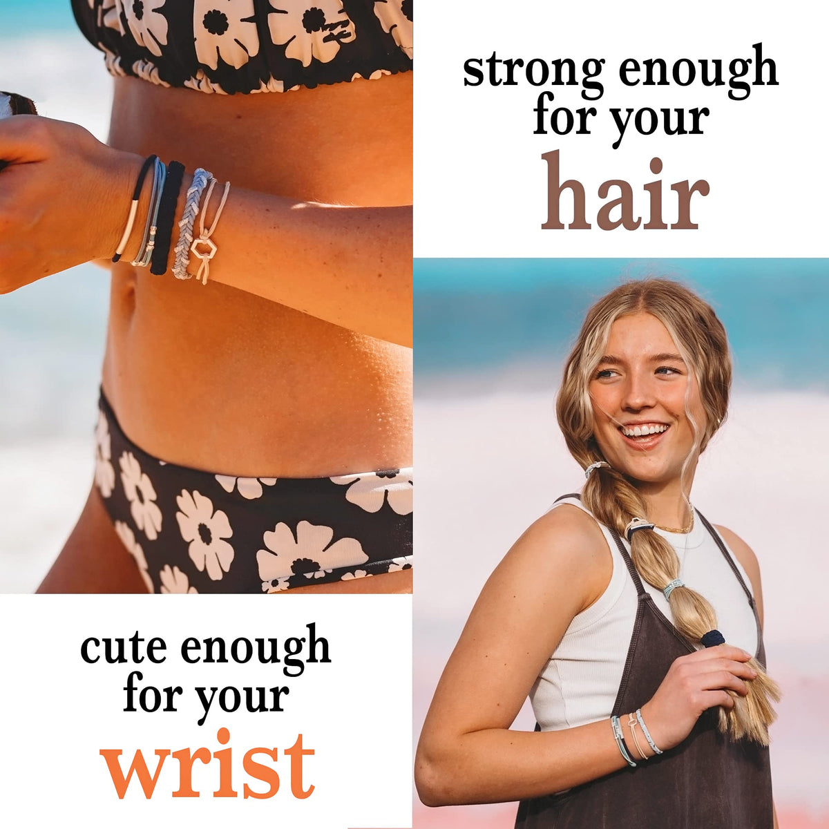K'lani Dream Hair Tie Bracelet worn on wrist