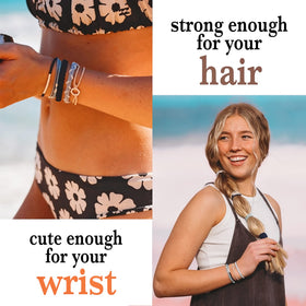 K'lani Dream Hair Tie Bracelet worn on wrist