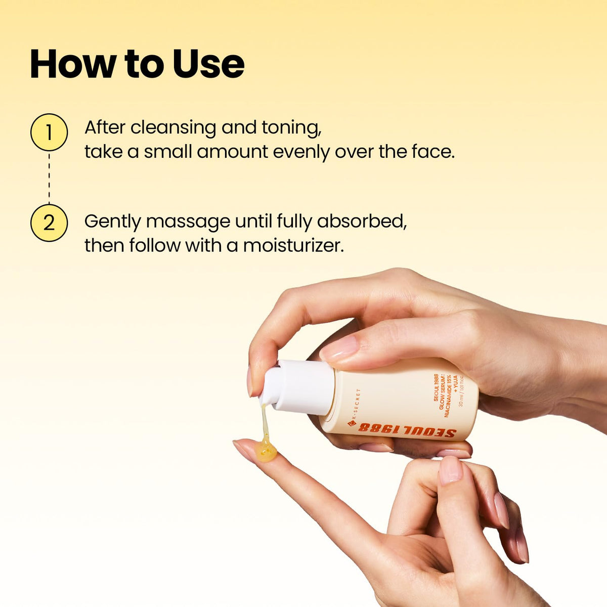 K-SECRET 1988 Niacinamide serum packaging details