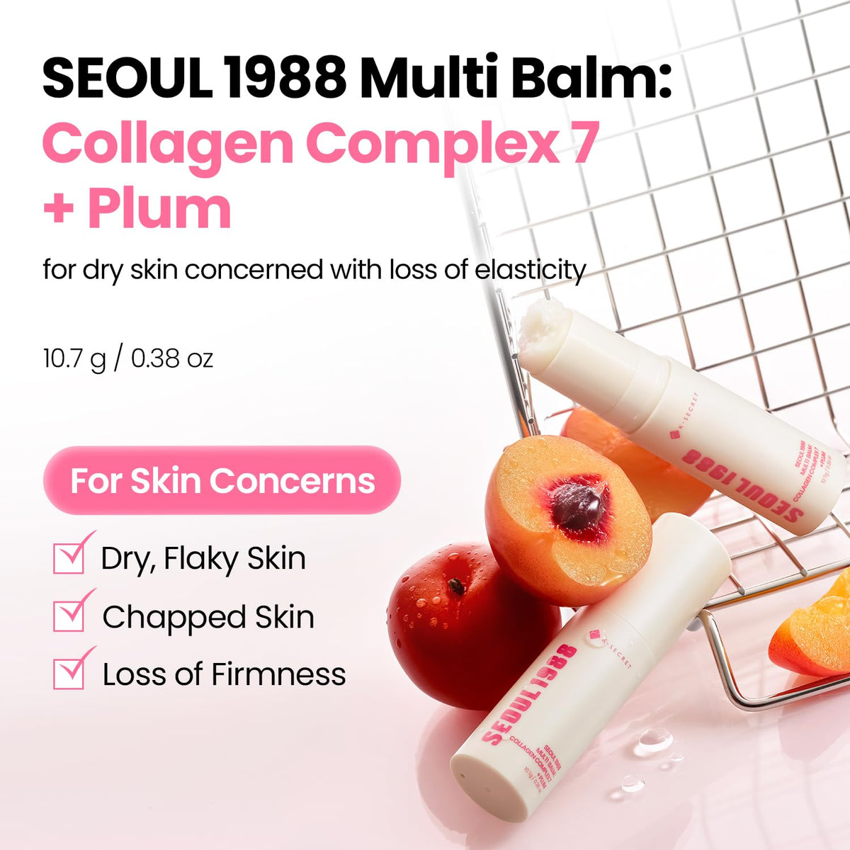 K-SECRET Collagen Multi Balm Stick showing the balm texture