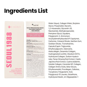 K-SECRET Collagen support Serum bottle with a dropper