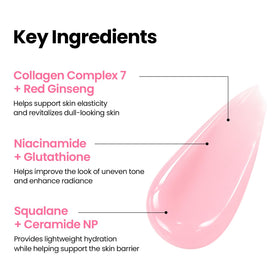 K-SECRET Collagen support Serum texture close-up