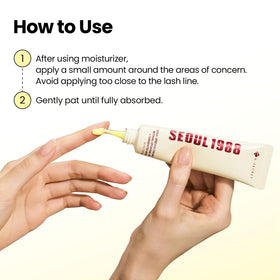 K-SECRET Retinal Eye Cream with other skincare products