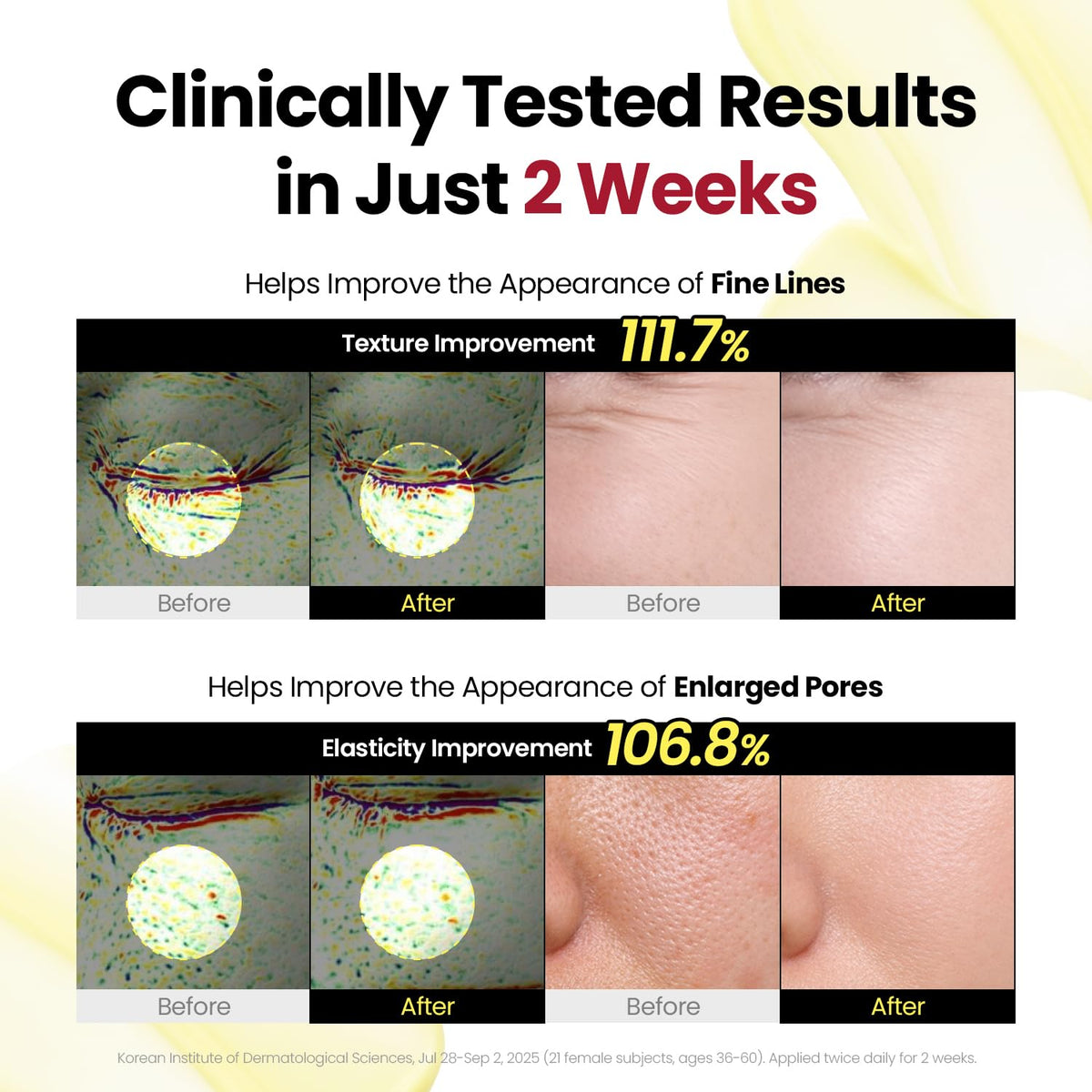 K-SECRET Retinal Serum 2% texture on hand