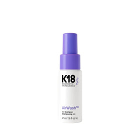K18 AirWash Travel Non Aerosol Dry Shampoo Spray front view