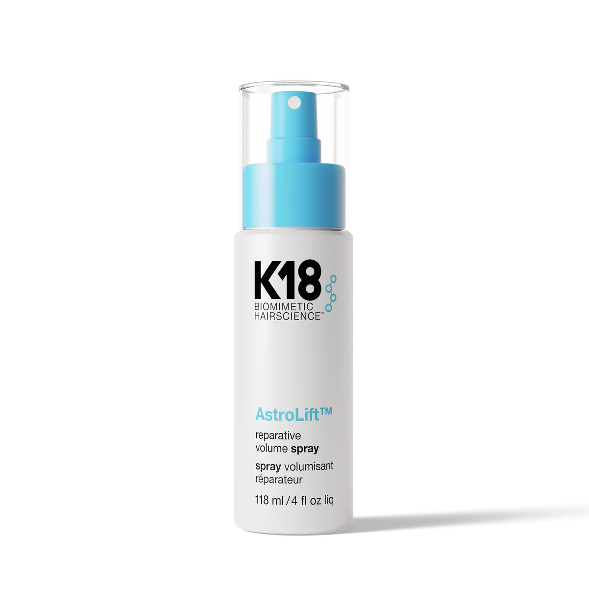 K18 AstroLift Reparative Volume Spray 4 Fl oz front view