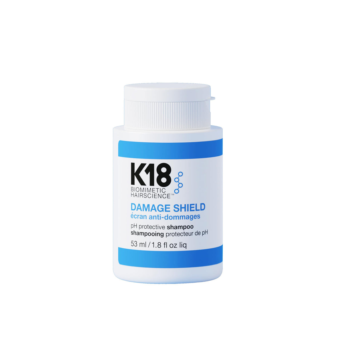 K18 Damage Shield Protective Shampoo 1.8 Fl Oz front view