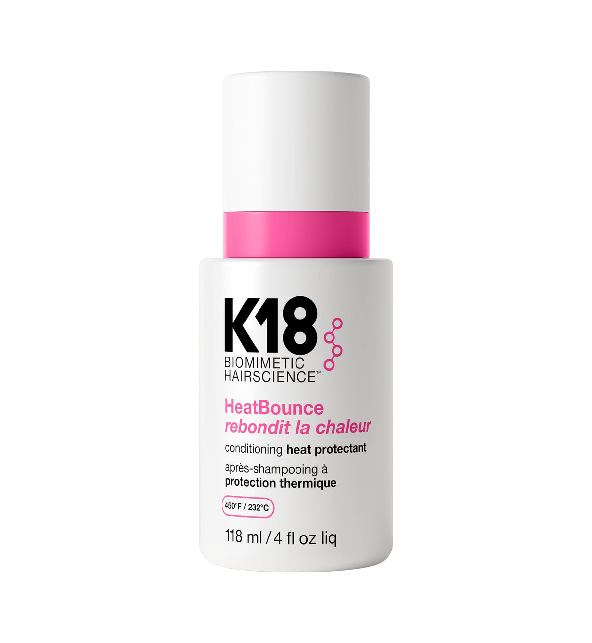 K18 HeatBounce Conditioning Heat Protectant Spray front view