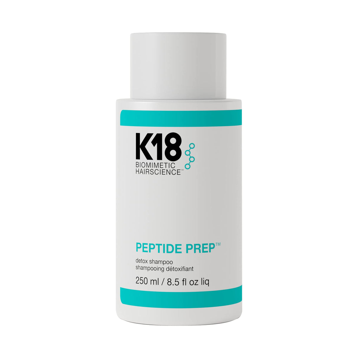 K18 Peptide Prep Detox Shampoo 8.5 Fl oz front view