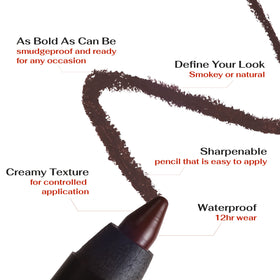 K7L Brown Eyeliner Pencil showing tip for application