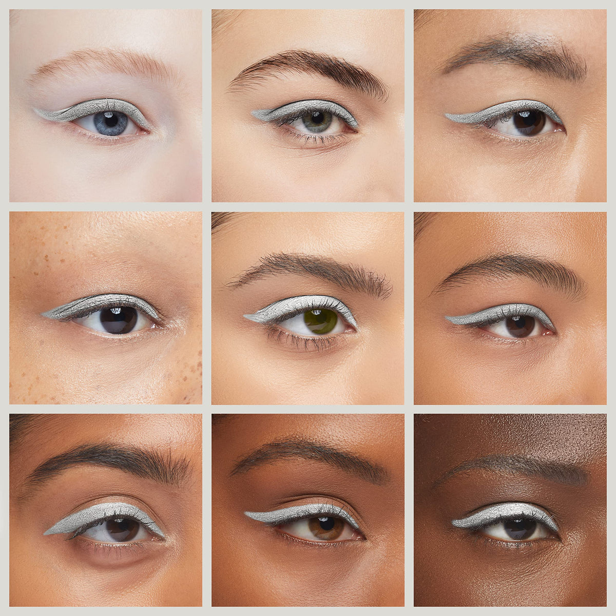 K7L Silver Shimmer Eyeliner Pencil tip close-up