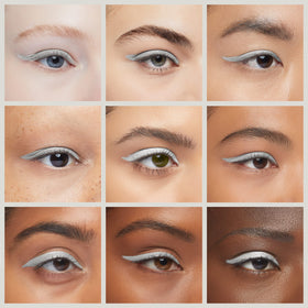 K7L Silver Shimmer Eyeliner Pencil tip close-up