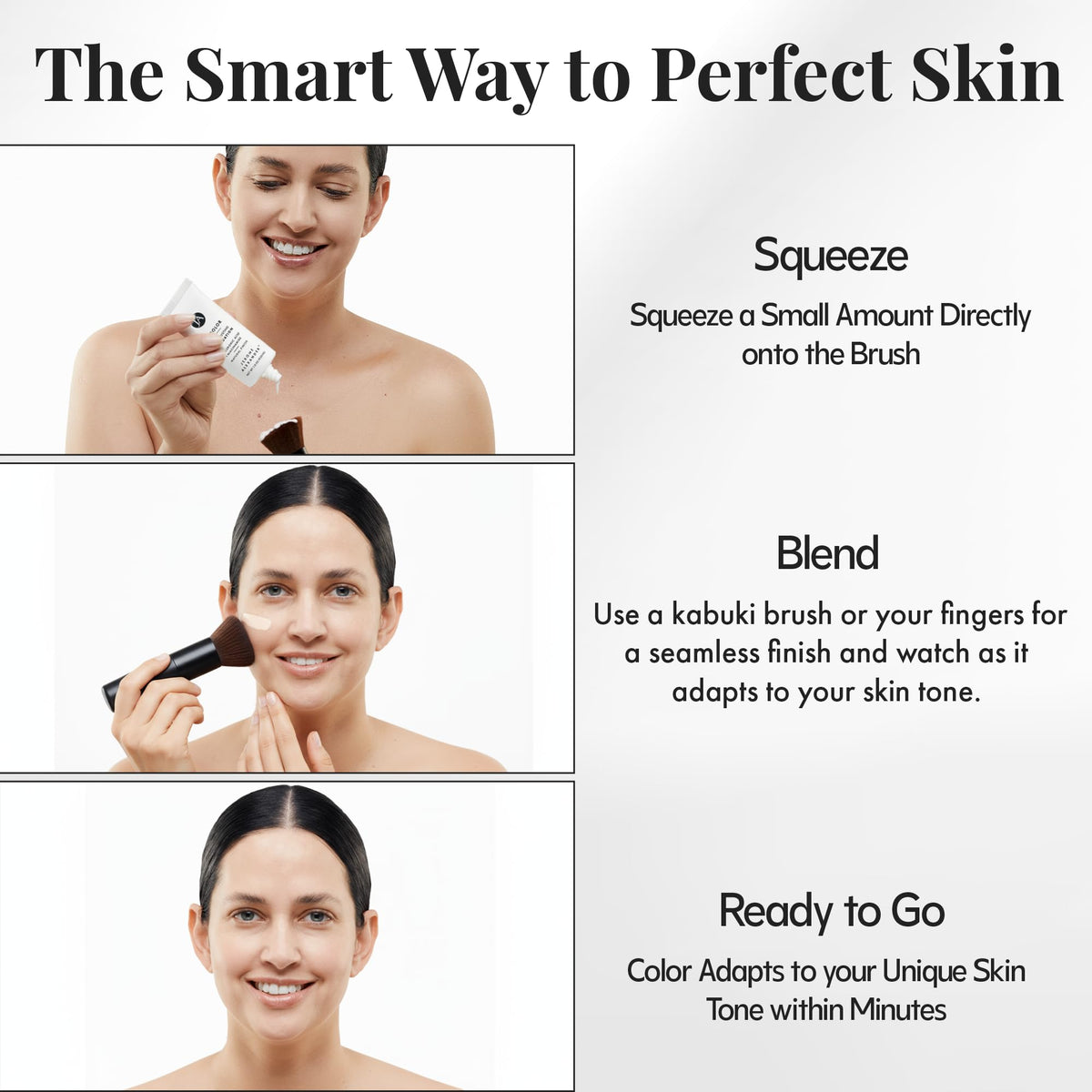 Kabuki brush included with Jerome Alexander foundation set