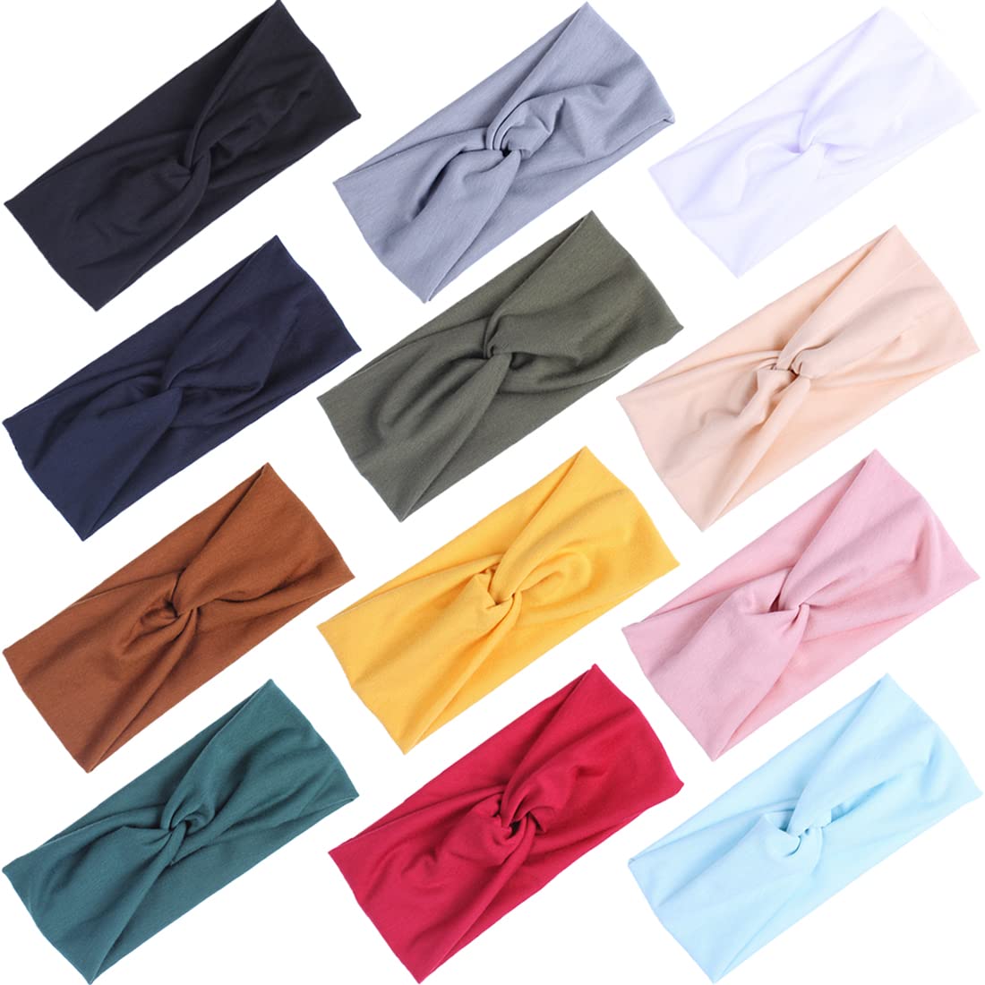Kachanaa 12 Pack Headbands assorted floral designs