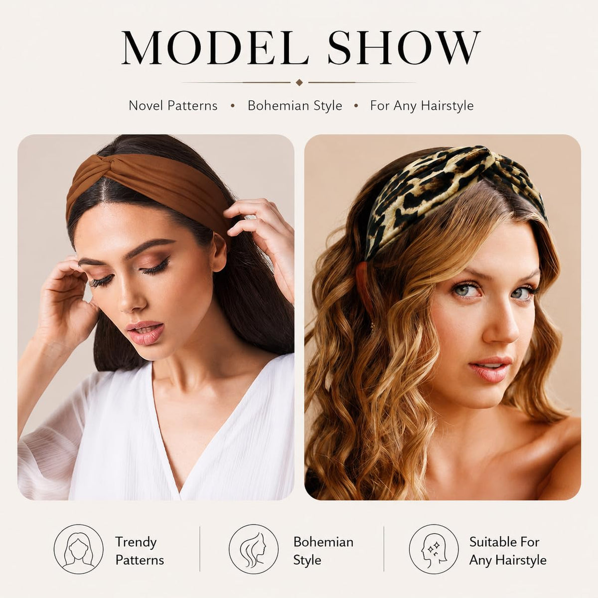 Kachanaa headband displayed with packaging