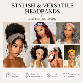 Kachanaa headbands in various patterns and colours