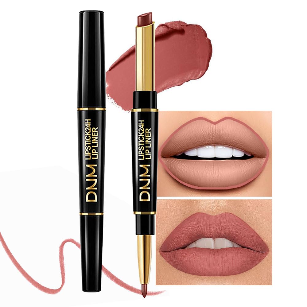 Kaely 2-in-1 Lip Liner & Lipstick Set with 30 colours display