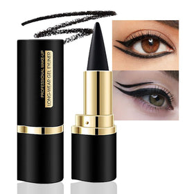 Kaely Black Gel Eyeliner Pencil front view with cap