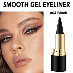 Kaely Black Gel Eyeliner Pencil swatch on skin