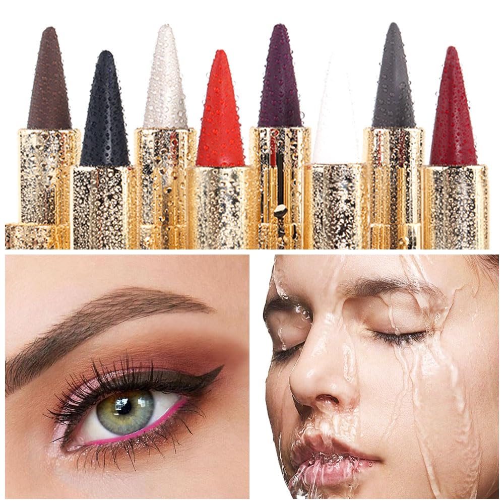 Kaely Brown Gel Eyeliner Pencil in makeup bag