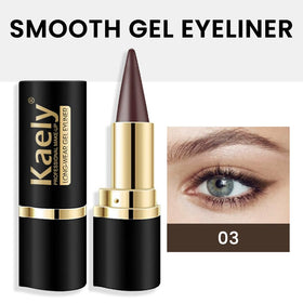 Kaely Brown Gel Eyeliner Pencil swatch on skin