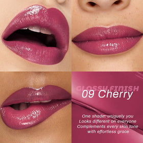 Kaely Cherry Honey Lipstick side view highlighting its texture