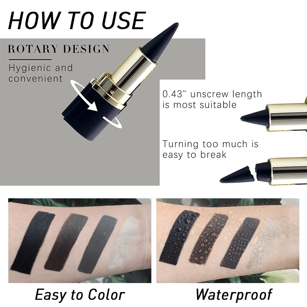 Kaely Gel Eyeliner Pencil Set in a makeup bag
