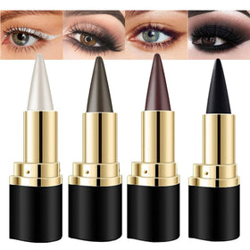Kaely Gel Eyeliner Pencil Set in black, brown, silver, and gray