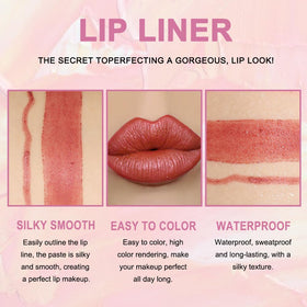 Kaely lip liner and lipstick set displayed in packaging