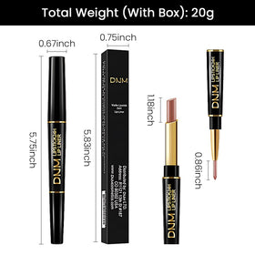 Kaely lip liner and lipstick set displayed on a vanity