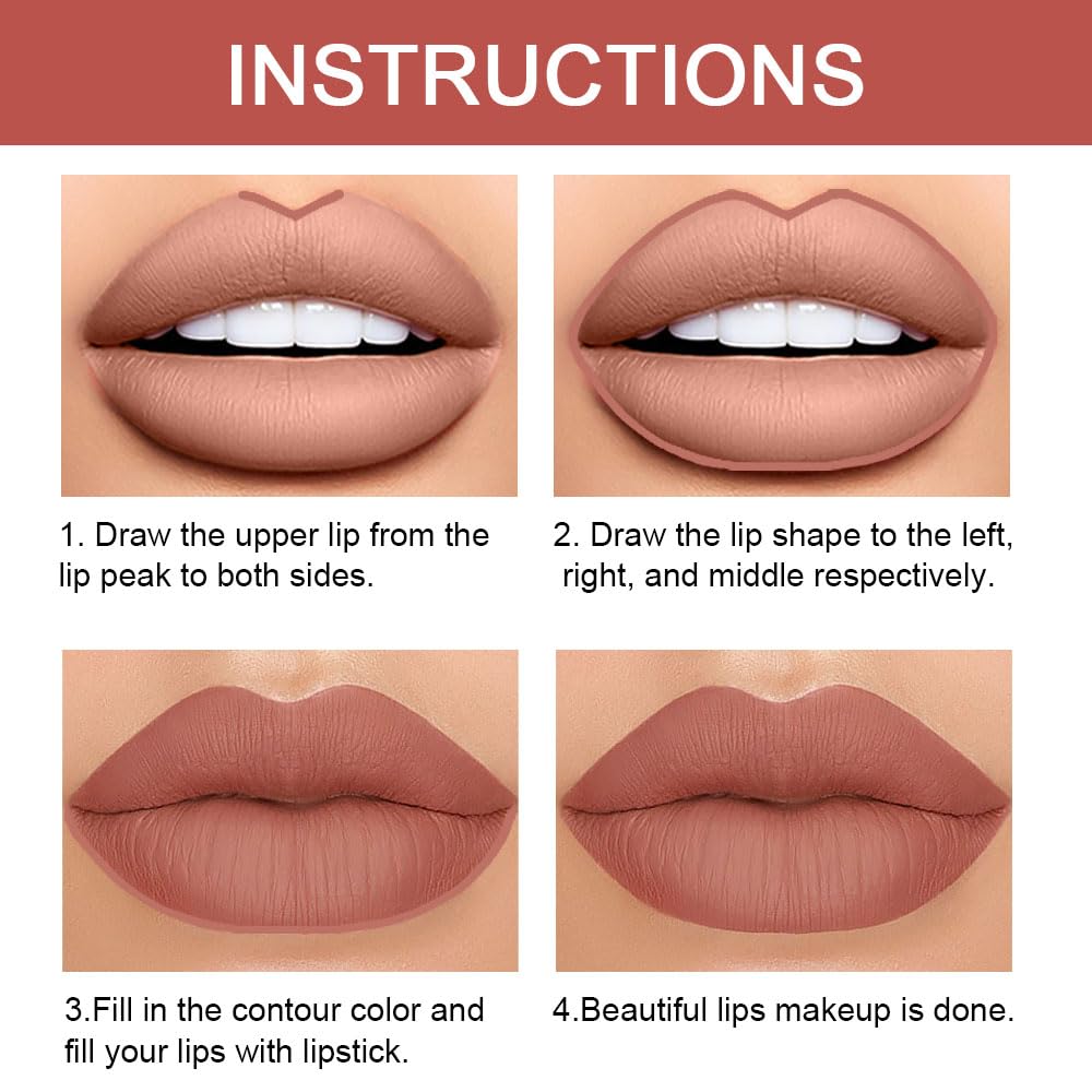 Kaely lip liner and lipstick set packaged elegantly
