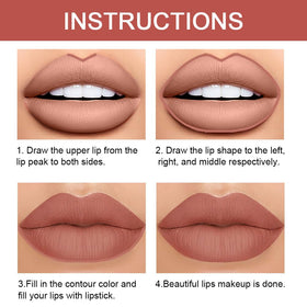 Kaely lip liner and lipstick set packaged elegantly