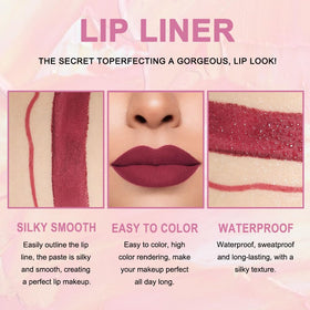 Kaely lipstick swatch showing matte finish